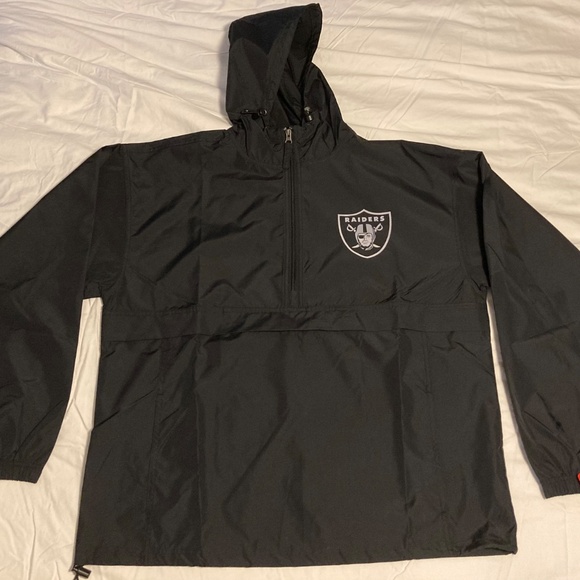 RAIDERS SECURITY JACKET LARGE LAS VEGAS ANGELES OAKLAND GAMEDAY EMPLOYEE UNIFORM - Picture 3 of 15